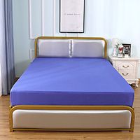 Micro Fiber Solid Fitted Sheet miniinthebox - thumbnail