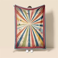 Star Pattern Super Soft Throw Blanket Sherpa Blanket Warm Printed All Seasons Room Decor Gifts Big Blanket Lightinthebox - thumbnail