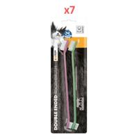 M-Pets Double Ended Toothbrush (Pack of 7)