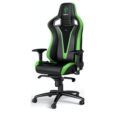 Noblechairs Epic Series Sprout Edition Gaming Chair, Black-Green Noblechairs Epic Series Sprout Edition Gaming Chair, Black-Green