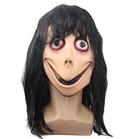 Momo Challenge Hoax MOMO Mask Halloween Props Adults' Men's Women's Funny Scary Costume Halloween Carnival Easy Halloween Costumes Lightinthebox - thumbnail