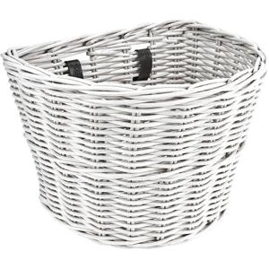 Electra Front Rattan Basket Large White