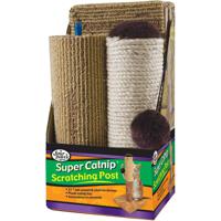 Four Paws Super Catnip Carpet and Sisal Scratching Post Cat House - thumbnail