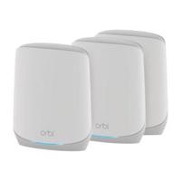 Netgear RBK763S-100APS Orbi Whole Home WiFi 6 Tri-Band Mesh System, Grey (Pack of 3) (NG-RBK763S-100APS)