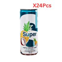 Super Pina Colada Carbonated Drink - 250ML X 24Pcs