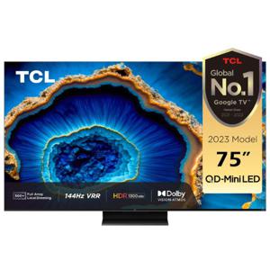 TCL 75-inch 4K TV|QD-Mini LED|HDR 1300 nits|144Hz VRR| |Google TV| AiPQ PROCESSOR 3.0|IMAX Enhanced |HDR 10+|Game Master 2.0|AMD FreeSync Premium P...