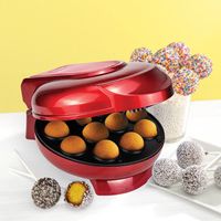 Sonashi Cake Pop Maker SCPM-872 - 12Pcs Small Cake Pop Machine with Non-Stick Baking Plate, Power & Ready Light Indicator, Cool Touch Housing | Kitchen & Dining