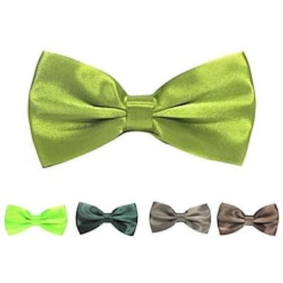 Men's Bow Tie Party  Work Solid Colored Formal Party Evening Lightinthebox