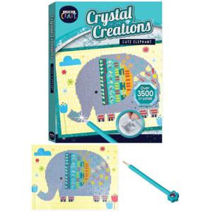 Curious Craft Crystal Creations Cute Elephant | Hinkler Books