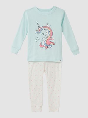 Baby Organic Cotton Unicorn PJ set Baby Organic Cotton Unicorn PJ set