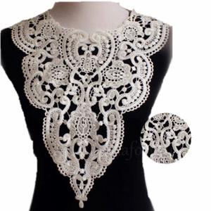 Flower Embroidered Applique Lace Trim