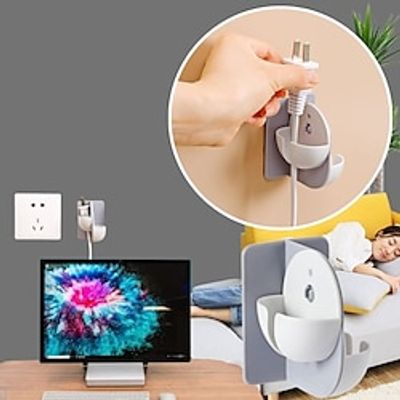 Power Cord Cable Holder Clip 4PCS, Appliances Power Cord Organizer Holder, Self-Adhesive Electronics, amp; Appliances Electrical Wire Management Holders, Charging Plug, USB Cords, Phone Cords miniinthebox