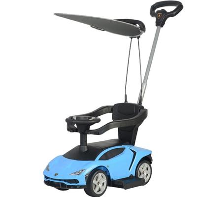 Megastar 3 In Ride On Licensed Lamborghini Centenario Push Car With Sun Shade Canopy - Blue (UAE Delivery Only) Megastar 3 In Ride On Licensed Lamborghini Centenario Push Car With Sun Shade Canopy - Blue (UAE Delivery Only)