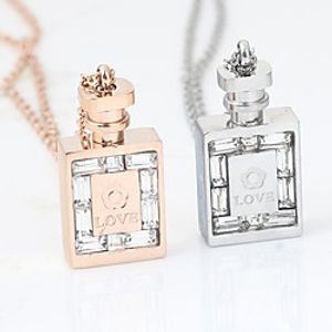 Necklace Women's Geometrical Titanium Steel Precious Artistic Fashion Cool Wedding Rose Gold Silver 21-50 cm Necklace Jewelry 1pc for Gift Valentine's Day Geometric Lightinthebox