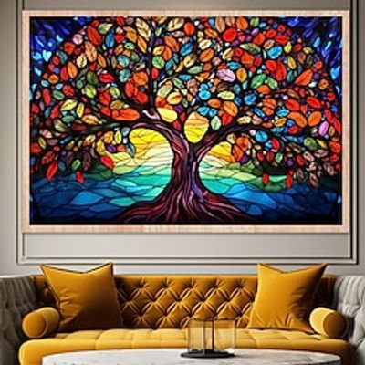 Tree of Life Wall Art Canvas Prints and Posters Pictures Decorative Fabric Painting For Living Room Pictures No Frame miniinthebox