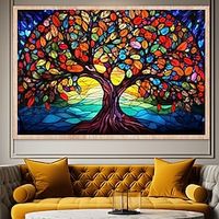 Tree of Life Wall Art Canvas Prints and Posters Pictures Decorative Fabric Painting For Living Room Pictures No Frame miniinthebox