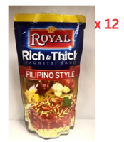 Royal Rich&Thick Spaghetti Sauce 1Kg Filipino Style Pack Of 12 (UAE Delivery Only)