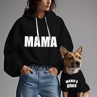 Dog Cat Pet Pouch Hoodie Graphic Quotes  Sayings Fashion Casual Outdoor Casual Daily Winter Dog Clothes Puppy Clothes Dog Outfits Breathable Black White Yellow Costume for Girl and Boy Dog Polyster Lightinthebox - thumbnail