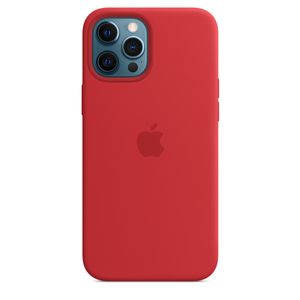 Apple iPhone 12 Pro Max Silicone Case with MagSafe (PRODUCT) RED