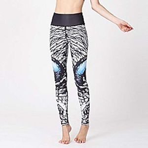 high waist yoga pants quick dry fitness yoga pants high waist slim training leggings gym sports tights running jogging tummy control print trousers-c_xl Lightinthebox