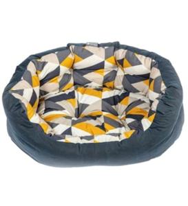 Danish Design Retreat Eco-Wellness Geo Tile Bed Navy 60x40x24cm