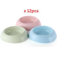 Pets Club Egg Shape Single Bowl Blue For Cat & Dog - 64ML (Pack of 12)