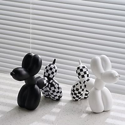 Balloon Animal Statue, Art Statue Abstract Baloon Dog Sculpture, Fashion Ballon Resin Craft Art for Collectible Figure Home Decor 218.617cm Lightinthebox