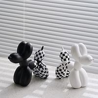 Balloon Animal Statue, Art Statue Abstract Baloon Dog Sculpture, Fashion Ballon Resin Craft Art for Collectible Figure Home Decor 218.617cm Lightinthebox - thumbnail