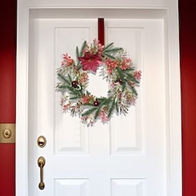 Christmas Wreath,Artificial Xmas Garland for Front Door Christmas Wreath for Home Decor Christmas Winter Decorations 40cm/16inch miniinthebox Christmas Wreath,Artificial Xmas Garland for Front Door Christmas Wreath for Home Decor Christmas Winter Decorations 40cm/16inch miniinthebox