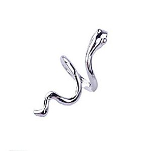 la espoir smooth small snake ring (silver) Lightinthebox