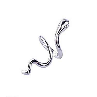 la espoir smooth small snake ring (silver) Lightinthebox
