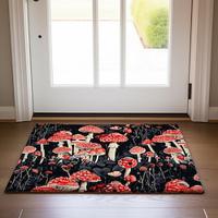 Trippy Mushrooms Doormat Non-Slip Oil Proof Rug Indoor Outdoor Mat Bedroom Decor Bathroom Mat Entrance Rug Door Mat Lightinthebox