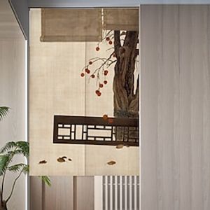 Japanese Noren Curtain Door Cover Doorway Curtain Panel Traditional Chinese Painting Door Tapestry Room Divider Curtains for Kitchen Sushi Bathroom Livingroom Bedroom miniinthebox