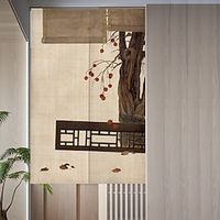 Japanese Noren Curtain Door Cover Doorway Curtain Panel Traditional Chinese Painting Door Tapestry Room Divider Curtains for Kitchen Sushi Bathroom Livingroom Bedroom miniinthebox