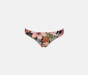 Womens Wild Tropic Reversible Lowrider Bikini Bottoms  Black Combo