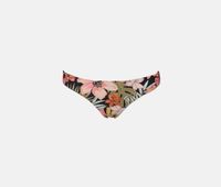 Womens Wild Tropic Reversible Lowrider Bikini Bottoms  Black Combo - thumbnail