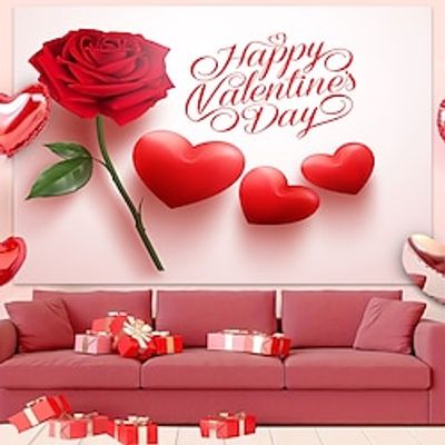 Valentine's Day Heart Hanging Tapestry Wall Art Large Tapestry Mural Decor Photograph Backdrop Blanket Curtain Home Bedroom Living Room Decoration Lightinthebox