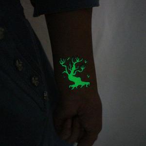 Halloween Costume Luminous Tattoo Sticker