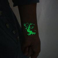 Halloween Costume Luminous Tattoo Sticker