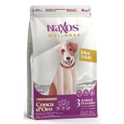 Naxos Adult Mini Multiprotein Duck, Chicken & Turkey For Dog 2Kg