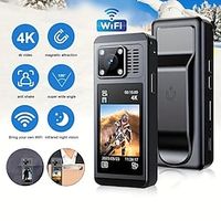 Law Enforcement Camera 4K Ultra HD Mini Body Camera With 2-inch Touch Screen  32GB Card WiFi Night Vision Clip-on Design Security Monitoring Evidence Collection And Capturing Precious Moments Lightinthebox - thumbnail