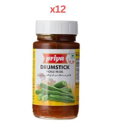 Priya Drumstick Pickle In Oil 300g Pack of 12