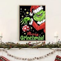 1pc Christmas Gift DIY Diamond Painting Diamond Xmas Christmas Painting Handcraft Home Gift Without Frame 30x40cm12''x16'' Lightinthebox - thumbnail