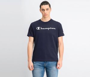 Mens Logo Print T-Shirt  Navy