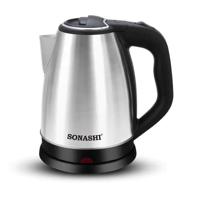 Sonashi 1.8L Stainless Steel Cordless Kettle, 1500W