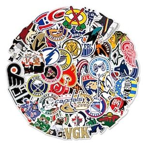 50 Pieces Of Ice Hockey Graffiti Stickers Motorcycles Skateboards Mobile Phones Water Bottles Decorative Stickers Waterproof Wholesale Lightinthebox