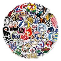 50 Pieces Of Ice Hockey Graffiti Stickers Motorcycles Skateboards Mobile Phones Water Bottles Decorative Stickers Waterproof Wholesale Lightinthebox - thumbnail