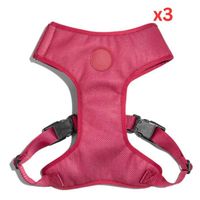 Zee.Dog Bordeau Adjustable Air Mesh Harness Medium (Pack of 3)