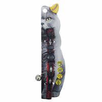 Swooosh Samach In Jeans Nylon Safe Cat Collar - Red