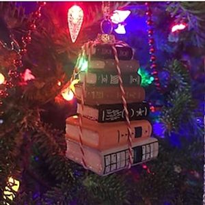 Stain Glass Ornament Book Lover Fun Reading Christmas Book Acrylic Ornament, Adding A Festive Atmosphere To Christmas, Celebrating The Upcoming New Year, Xmas Gift miniinthebox
